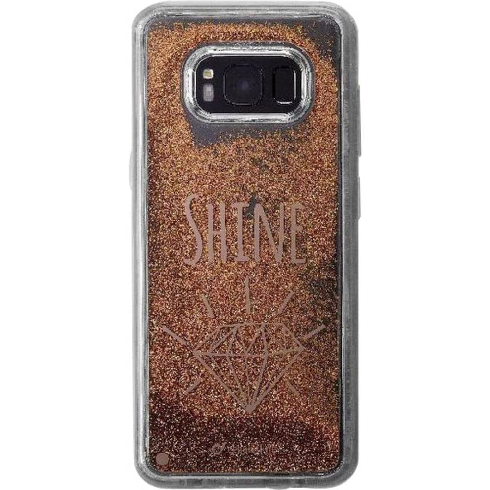 Cellularline STARSHINEGALS8 Stražnji poklopac za mobilni telefon Pogodno za: Samsung Galaxy S8 Prozirna, Brončana boja slika