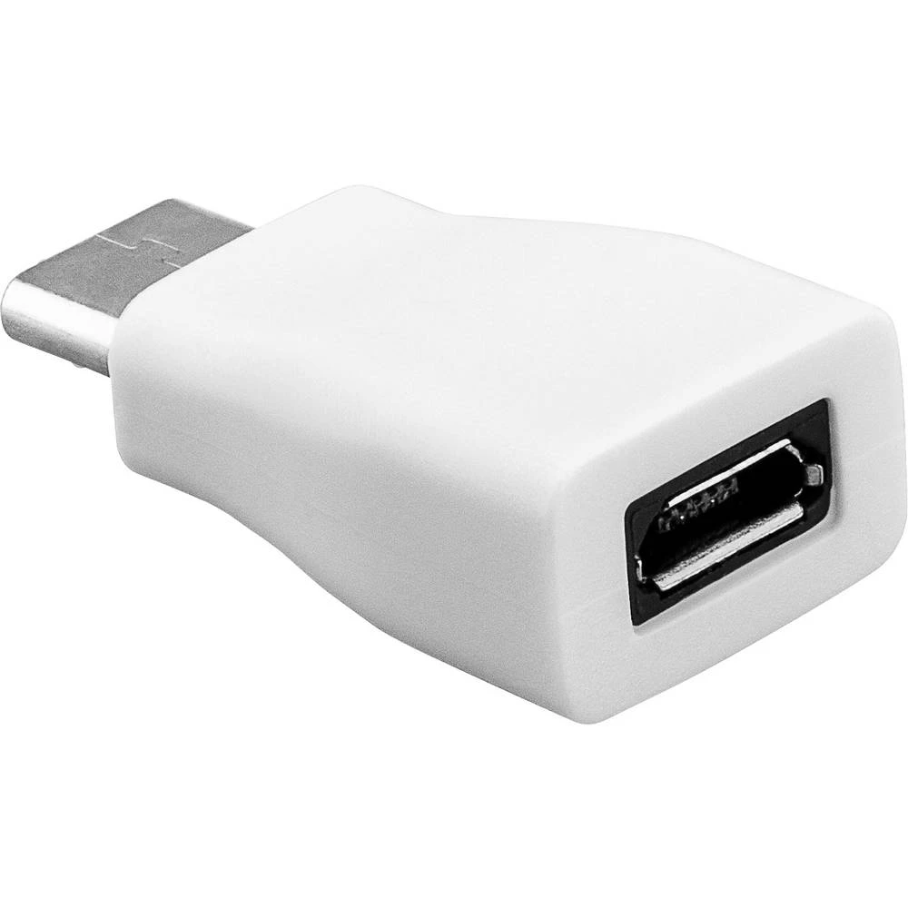 USB 2.0 Adapter [1x Muški konektor USB-C&trade; - 1x Ženski konektor USB 2.0 tipa Micro B] Bijela Goobay slika