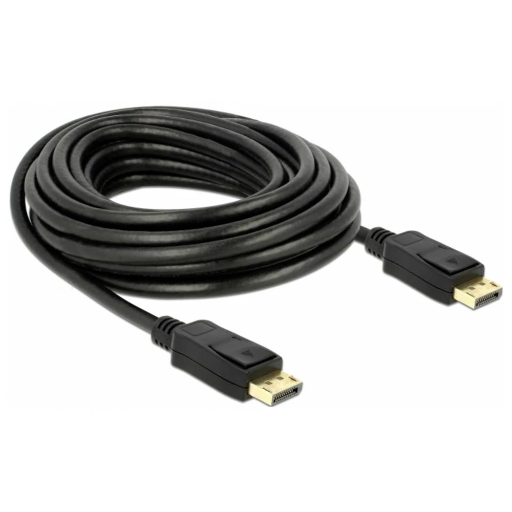 Delock DisplayPort priključni kabel DisplayPort utikač 7 m crna 84860 trostruko zaštićen, pozlaćeni kontakti, 4K UHD Dis slika