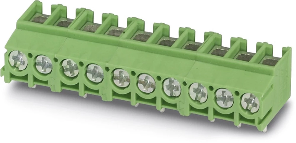 Vijčana blok stezaljka 4.00 mm broj polova: 4 PT 2,5/ 4-5,0-V Phoenix Contact zelene boje 250 kom. slika