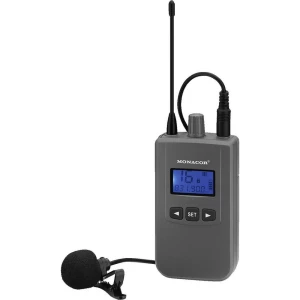 Na utikač Glasovni mikrofon Monacor ATS-60T Način prijenosa:Bežični Uklj. vjetrobran slika