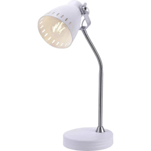 Stolna svjetiljka LED E27 60 W LeuchtenDirekt Eva Bijela slika