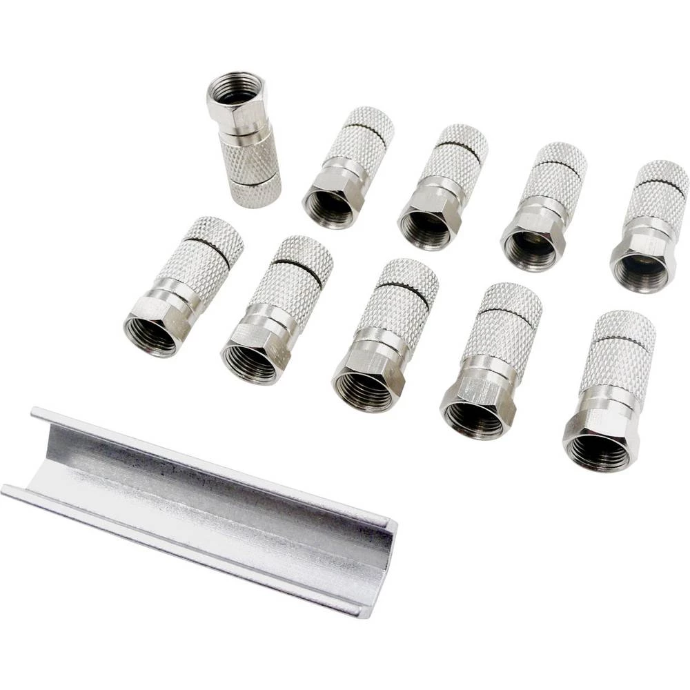 F utični set, vodootporan Promjer kabela: 6 mm slika