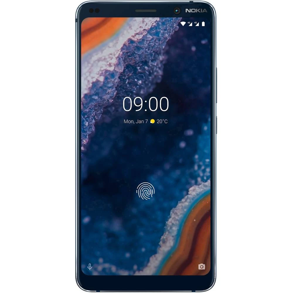 Nokia 9 PureView Dual SIM pametni telefon 15.2 cm (5.99 ) 1.8 GHz, 2.8 GHz Octa Core 128 GB 12 MPix Android™ 9.0 Ponoćnop slika
