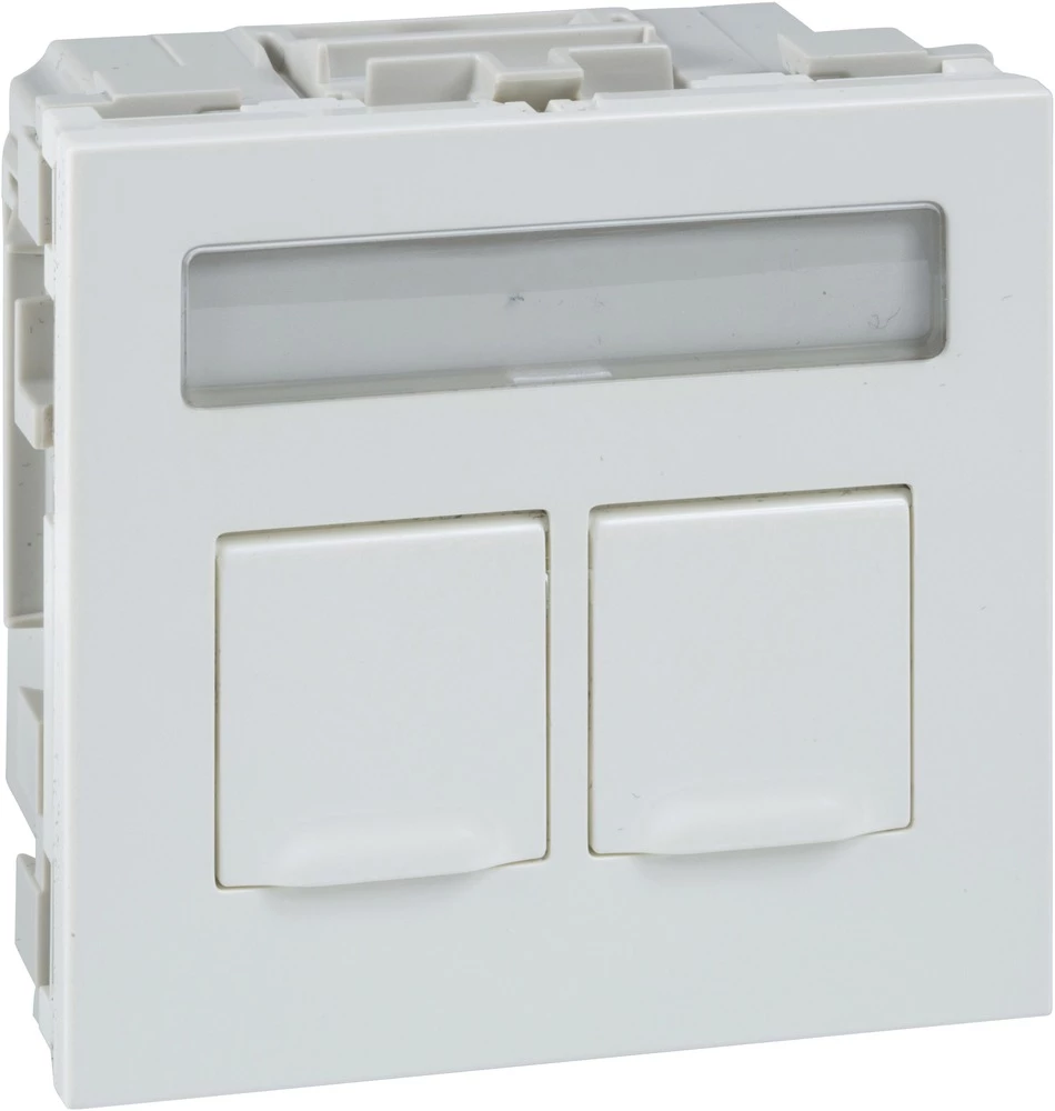 Schneider Electric INS64126 Kabelske kanalice Schneider INS64126 podatkovni modul 2 Panduit Bijela slika