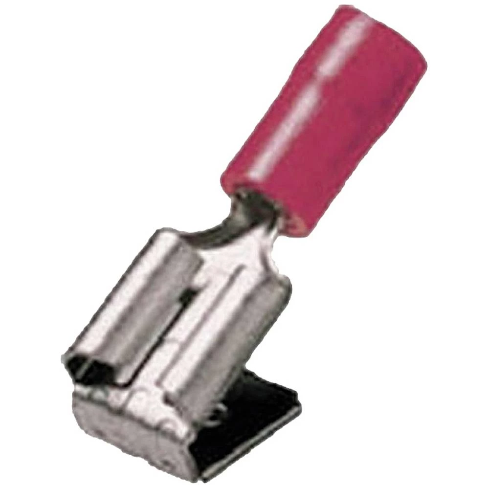 Intercable 180861 plosnati utikač s odvojkom Širina utikača: 6.30 mm Debljina utikača: 0.80 mm izolirani dio crvena 100 slika