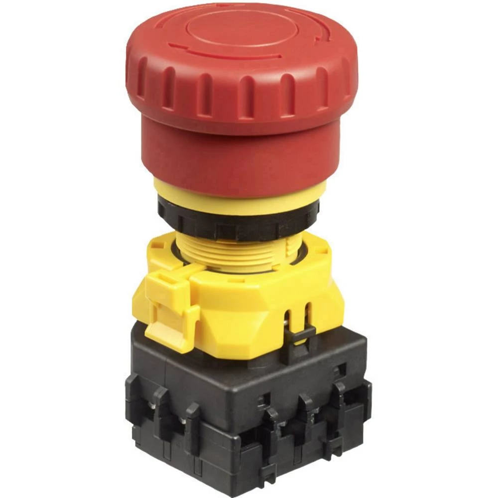 Prekidač za isključivanje u nuždi 240 V/AC 3 A 2 otvarač, 1 zatvarač APEM A02ESH3B112IX0 IP65 (sprijeda) 1 ST slika