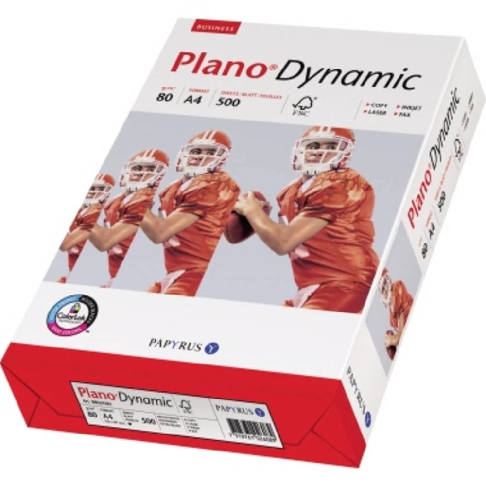 Univerzalni papir za printer Papyrus Plano Dynamic 88027681 DIN A4 80 gm&sup2; 500 Stranica Bijela slika