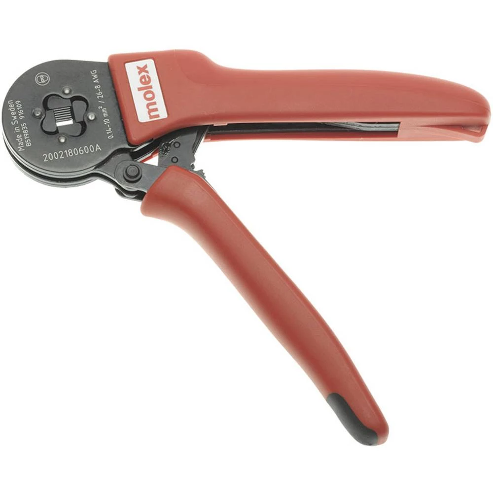 Molex 2002180600 Hand Crimp Tool for Wire Ferrules 0.14-10.00mm² (26-8 AWG), Square Profile slika