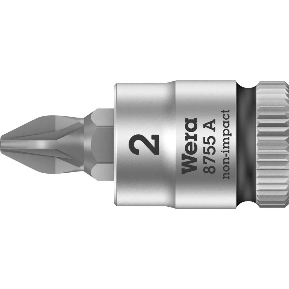 Križni Pozidriv Bit za nasadni ključ PZ 2 1/4 (6.3 mm) Wera 8755 A 05003354001 slika