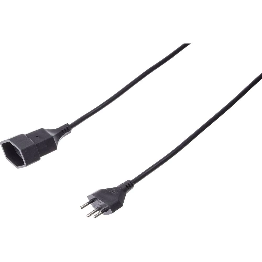 Max Hauri 114403 struja produžetak crna 5.00 m H05VV-F 3G 1,0 mm² slika