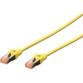 Digitus DK-1644-020/Y RJ45 mrežni kabel, Patch kabel cat 6 S/FTP 2.00 m žuta bez halogena, upleteni parovi, sa zaštitom za nosić, vatrostalan 1 St. slika