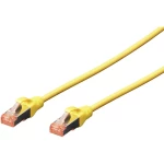 Digitus DK-1644-020/Y RJ45 mrežni kabel, Patch kabel cat 6 S/FTP 2.00 m žuta bez halogena, upleteni parovi, sa zaštitom za nosić, vatrostalan 1 St.