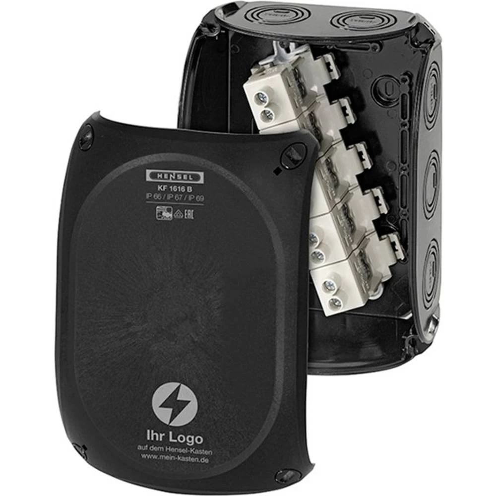 Hensel 62000396 razvodna kutija s vijčanim stezaljkama, otporna na vremenske uvjete, bez halogena (D x Š) 210 mm x 155 mm  1 St. slika