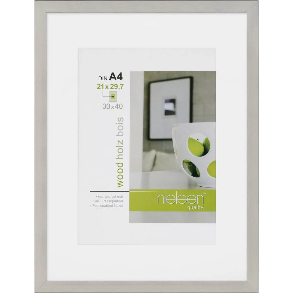 Nielsen Design 8988020 izmjenjivi okvir za slike Format papira: 30 x 40 cm srebrna slika