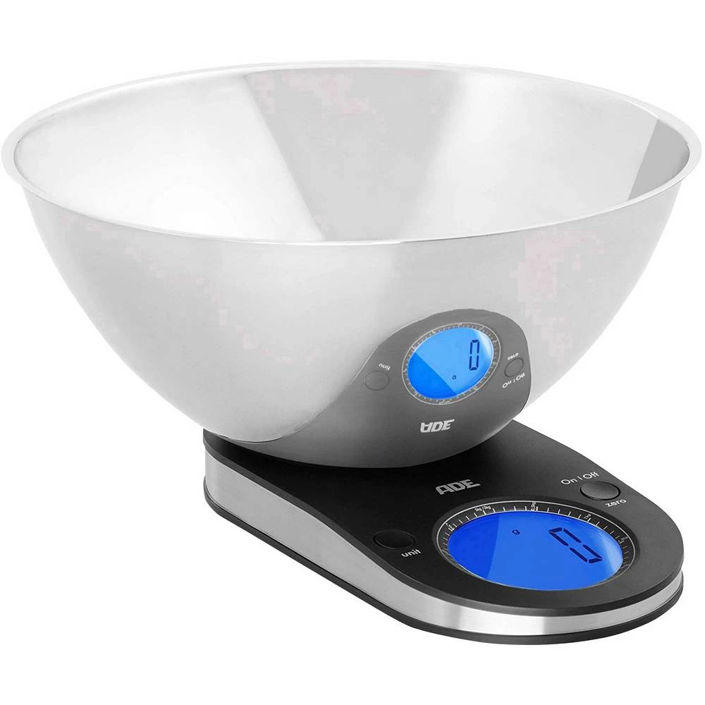 ADE KE 1912 Tosca digitalna kuhinjska vaga digitalna Opseg mjerenja (kg)=5 kg crna, srebrna slika