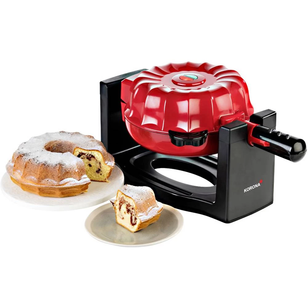 Aparat za pečenje kolača Korona 41060 Crvena, Crna slika