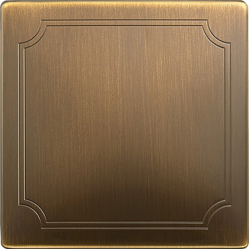 Poklopac za prigušivač Starinski mesing Merten 573743 slika