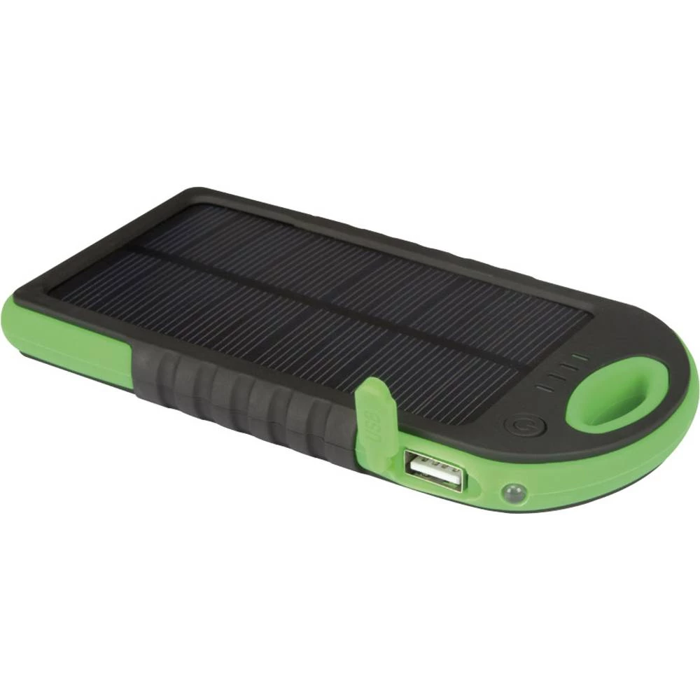 Solarni punjač Velleman Solar Powerbank PCMP32 Struja za punjenje (maks.) 200 mA Kapacitet (mAh, Ah) 5000 mAh slika