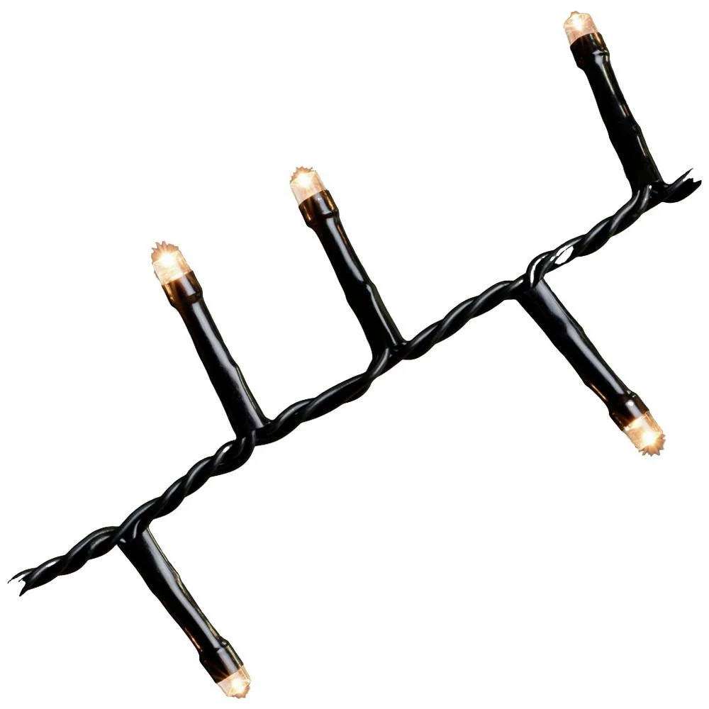 Konstsmide 3870-800 LED svjetlosni lanac  vani Energetska učinkovitost 2021: E (A - G) strujni pogon Broj žarulja 1000 LED jantar Osvjetljena duljina: 21.98 m slika