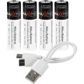 Maxxmee AA-USB-C mignon (AA) akumulator NiMH 1600 mAh 1.2 V 4 St. slika