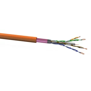 Mrežni kabel CAT 6A F/UTP 4 x 2 x 0.25 mm² Narančasta VOKA Kabelwerk 10309400 500 m slika