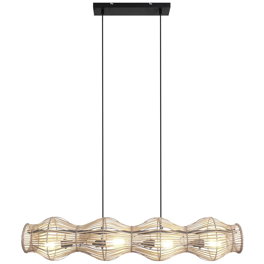 ECO-Light BAMBOO 9510 S4-H BA viseća svjetiljka E27 bambus boja, prirodna slika