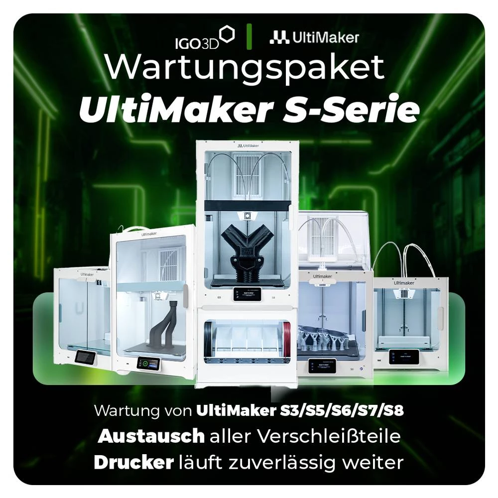 IGO3D Pogodno za (3D printer): Ultimaker Original slika