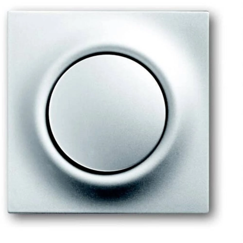 Busch-Jaeger  poklopac prekidač struje, izmjenični prekidač , križni prekidač, tipkalo  Impuls aluminij boja, bijeli aluminij (RAL 9006) 2CKA001753A0067 slika