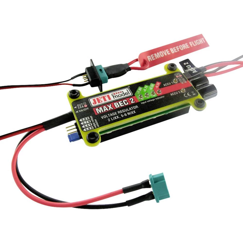 Jeti MAX BEC 2D Plus EX baterijska skretnica 5.5 - 8.4 V slika