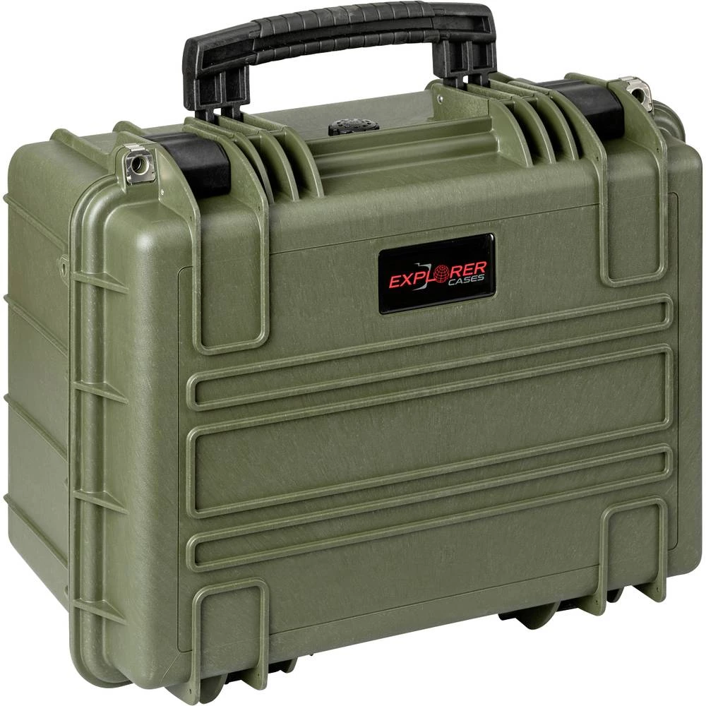 Explorer Cases Outdoor kofer 3823HL.G green with pick & pluck foam (Š x V x D) 38 x 27 x 23 cm maslinasto-zelena 3823HL. slika