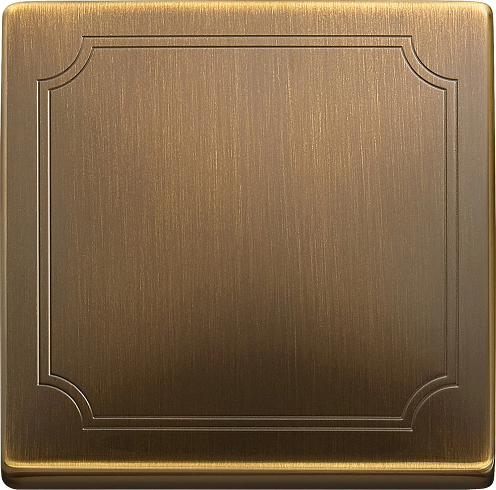 Merten Poklopac Izmjenični prekidač Mjedena 412143 slika