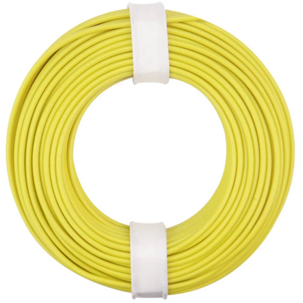 Donau Elektronik 125-013 pletenica  1 x 0.25 mm² žuta 10 m slika