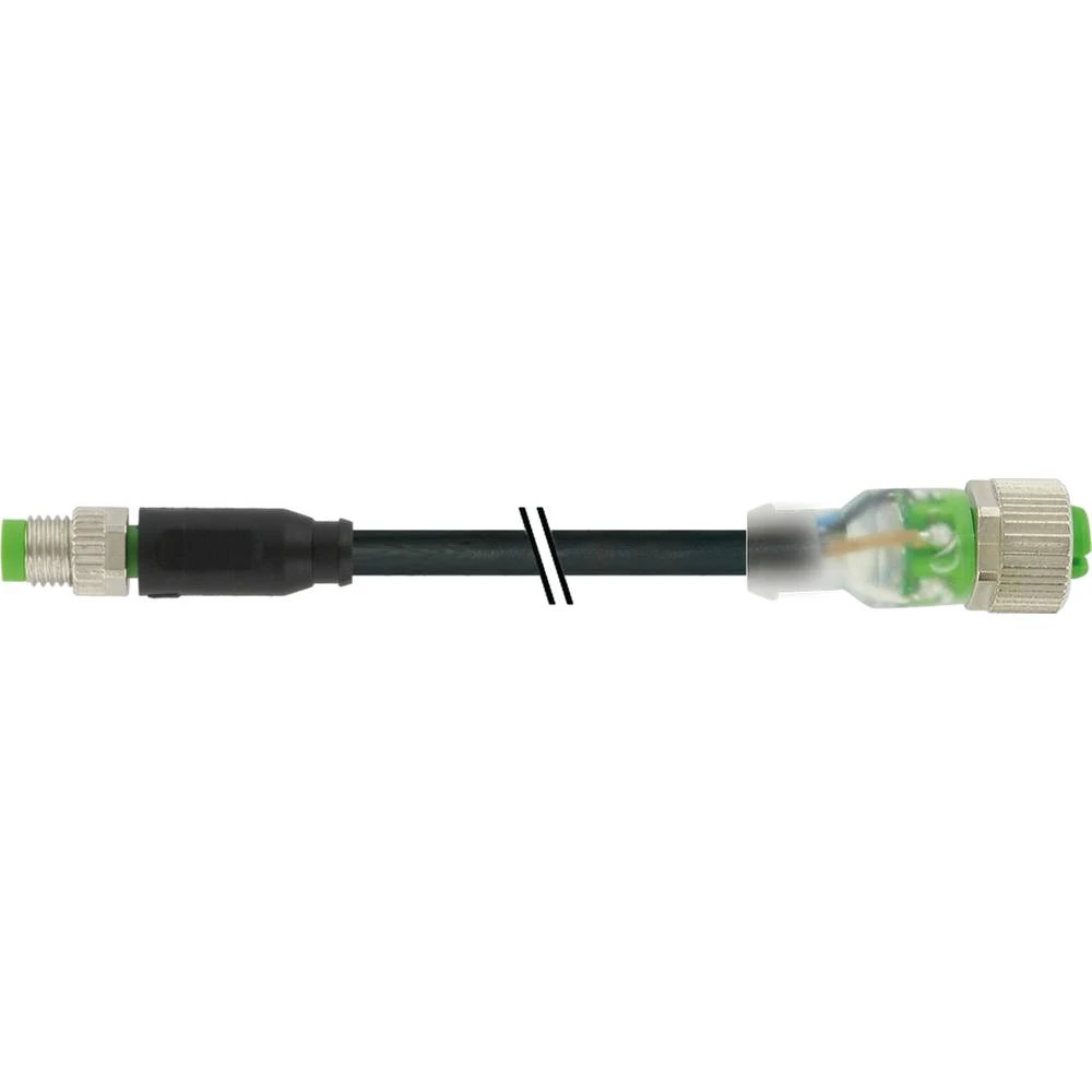 Murrelektronik 7000-88245-6300100 utični konektor za senzor/aktivator, konfekcionirani M8 x 1 ravni muški konektor, žžen slika
