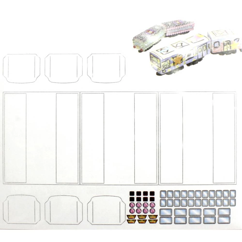 Rokuhan SA0007-2 Z Naljepnica za automobil Shorty, za osobni ukras kućišta 7297911 slika