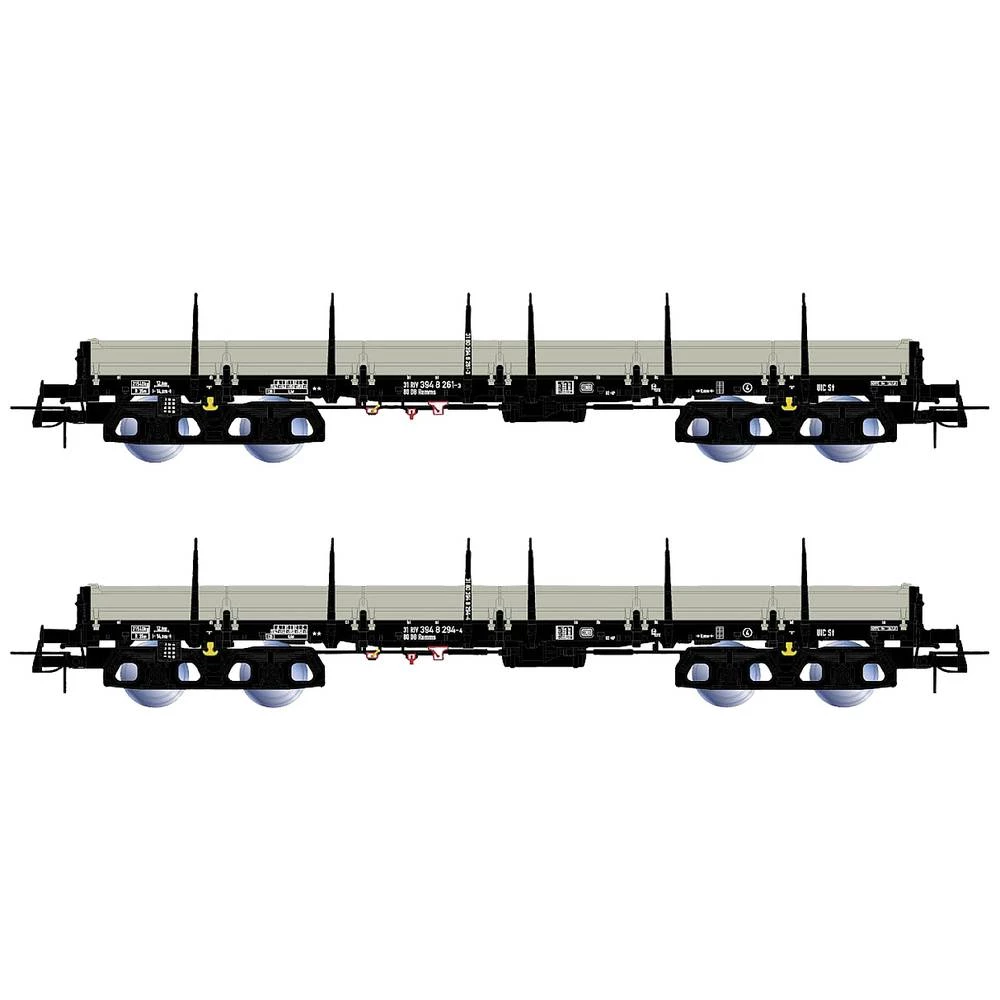Rivarossi HR6477 H0 set od 2 prikolice Remms, Thyssen od DB slika