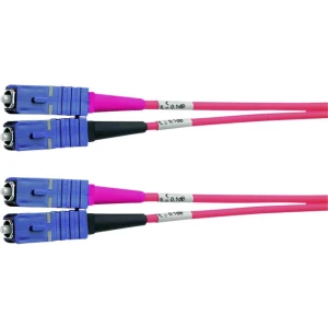 Staklena vlakna Svjetlovodi Priključni kabel [1x Muški konektor SC - 1x Muški konektor SC] 9/125 µ Singlemode OS2 1 m Tele slika