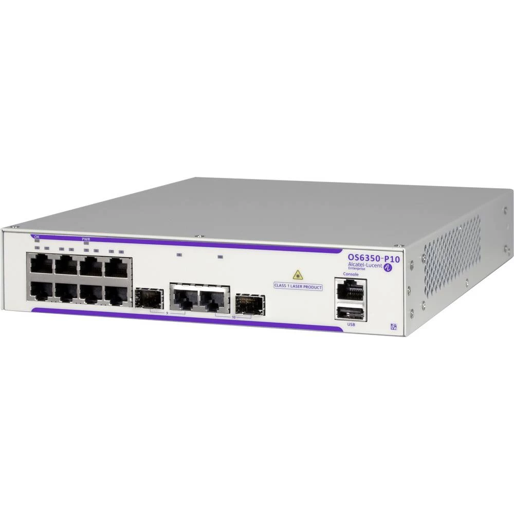 Alcatel-Lucent Enterprise OS6350-P10 mrežni preklopnik 10 ulaza 20 GBit/s PoE funkcija slika