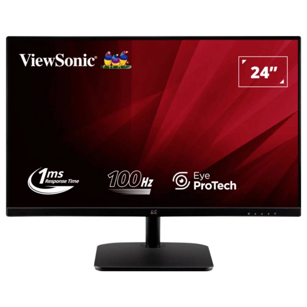Viewsonic VA2432-MHD-3 LED zaslon Energetska učinkovitost 2021 E (A - G) 61 cm (24 palac) 1920 x 1080 piksel 16:9 1 ms I slika