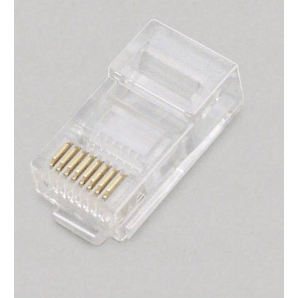 Ravni muški konektor Prozirna BKL Electronic 2606000 100 ST slika