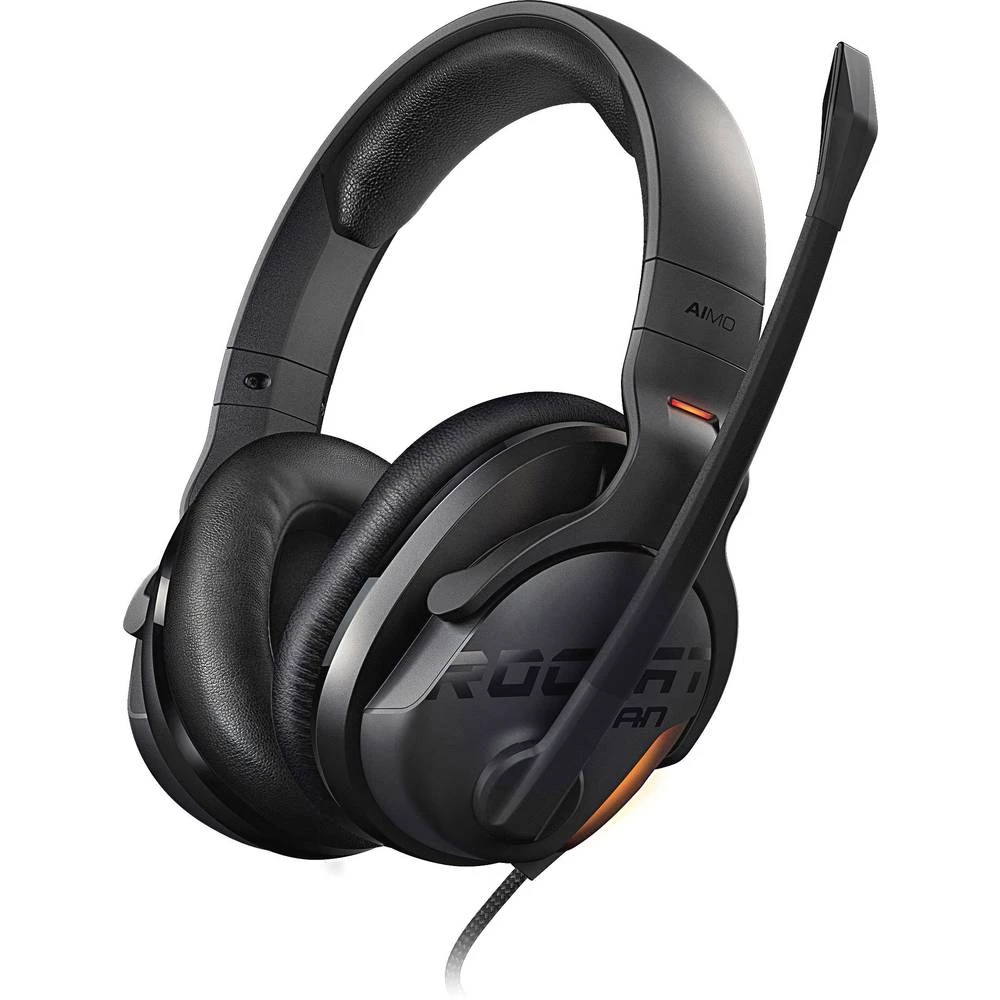 Igraće naglavne slušalice sa mikrofonom 3,5 mm priključak Sa vrpcom Roccat KHAN AIMO 7.1 Preko ušiju Crna slika