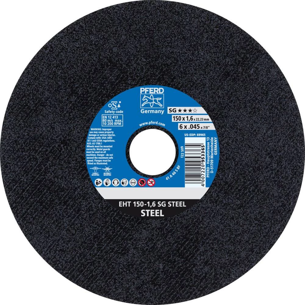 Rezna ploča ravna 150 mm 22.23 mm Pferd Sg Steel 61323106 25 ST slika