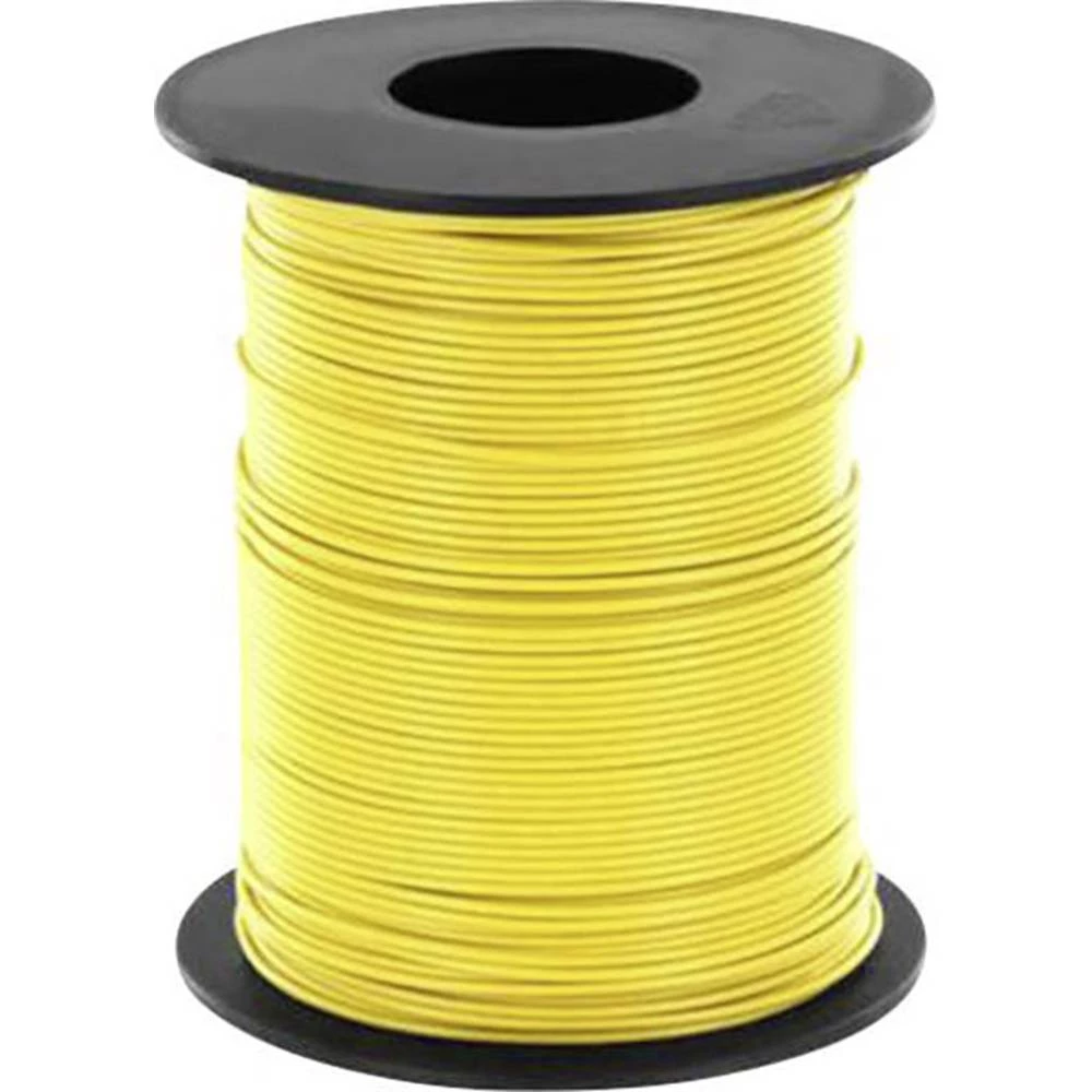 Pletenica 1 x 0.25 mm&sup2; Žuta BELI-BECO L125GE50 50 m slika