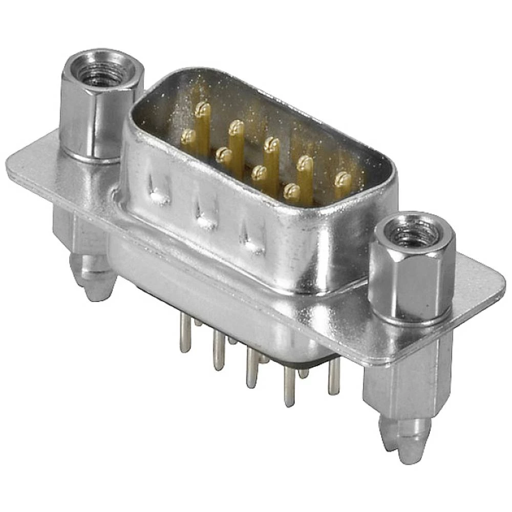 Weidmüller D-SUB M6.3 T09VB 3.2B4 TY BK 2707230000 D-Sub utikač 0 °, 180 ° Broj polova (broj): 9 lem 90 St. slika