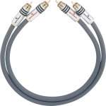 Oehlbach Cinch Audio Priključni kabel [2x Muški cinch konektor - 2x Muški cinch konektor] 2.25 m Antracitna boja pozlaćeni konta