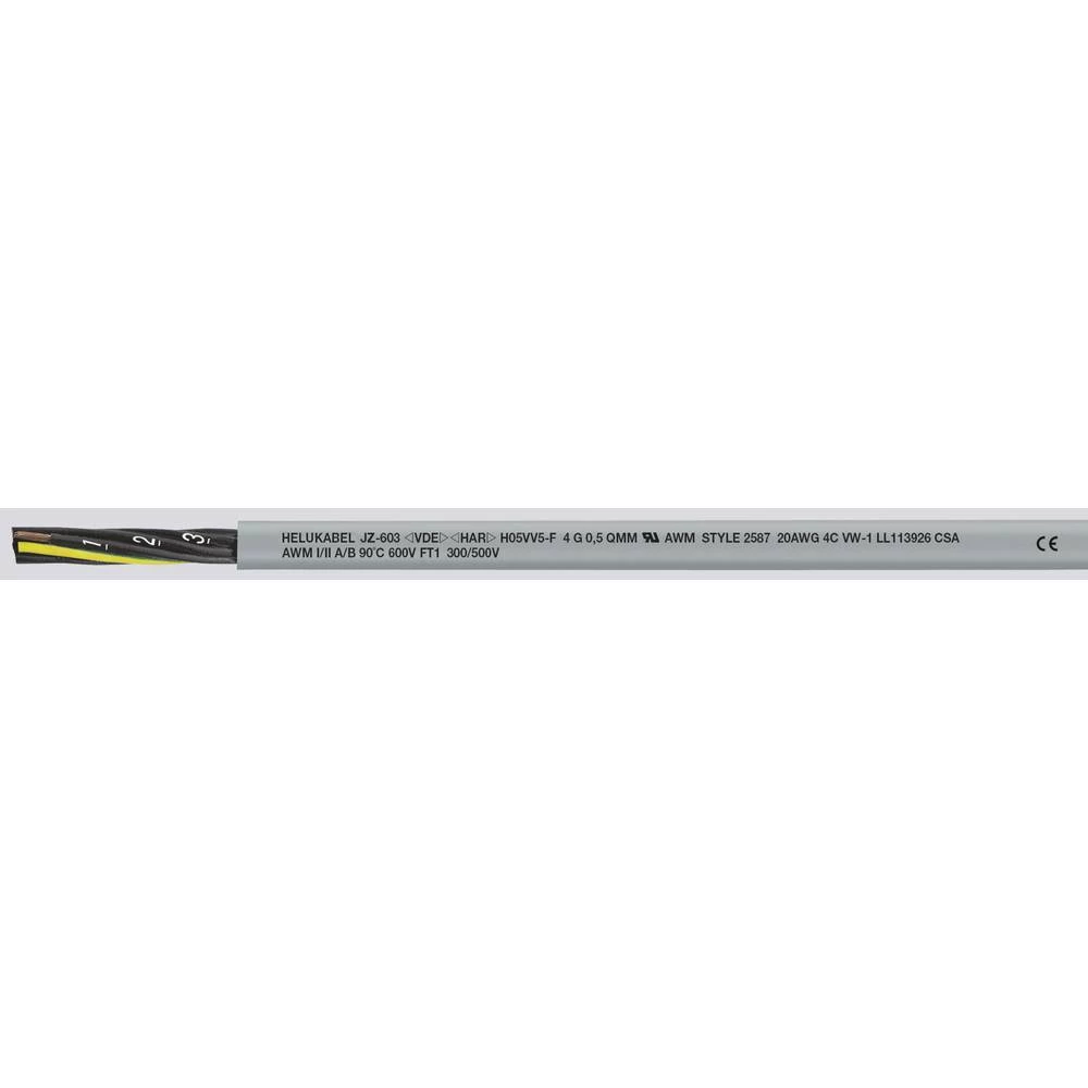 Helukabel JZ-603 kontrolni vod 3 G 1 mm² siva 83672-1000 1000 m slika