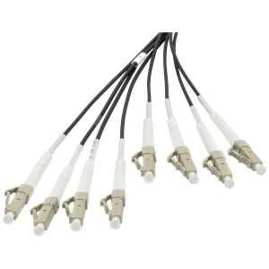 Digitus DK-24338U100BK-BBB staklena vlakna svjetlovodi priključni kabel [1x muški konektor LC/UPC - 1x muški konektor LC/UPC] 50/125 µ Multimode OM4 100 m slika