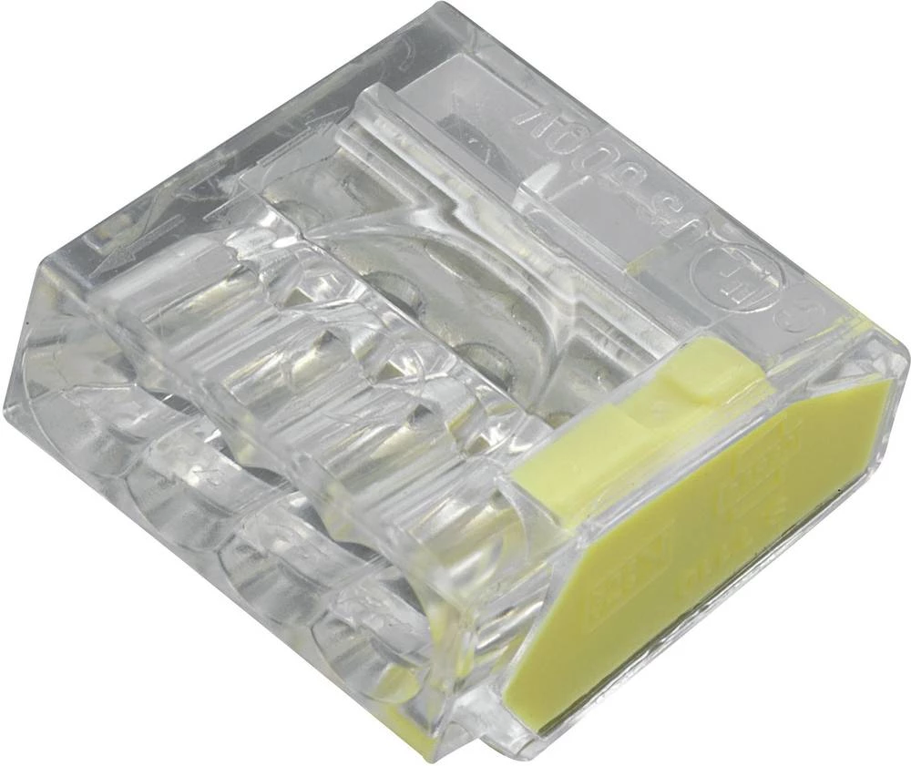 Fiksni priključni blokovi: 0,25-2,5 mm&sup2; Broj polova: 4 25 kom, žuti slika