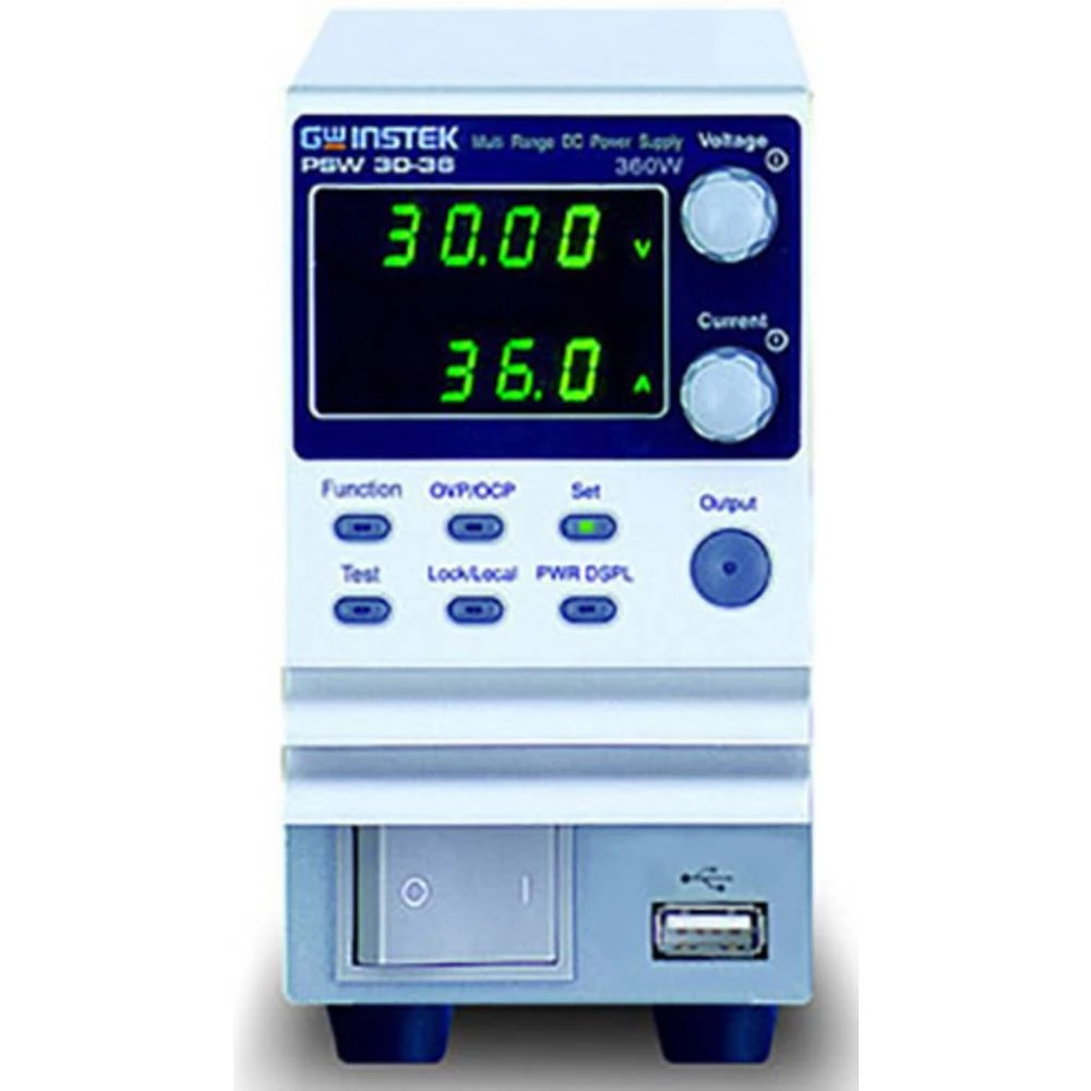 Laboratorijsko napajanje, podesivo GW Instek PSW30-36 0 - 30 V/DC 0 - 36 A 360 W USB 1.1 utičnica A, USB 2.0 utičnica B, RJ45 ut slika
