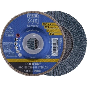 PFERD 69398193 PFERD POLIFAN nazubljena podloška za zaključavanje PFC 125 Z 60 PSF STEELOX promjer 125 mm 5 St. slika